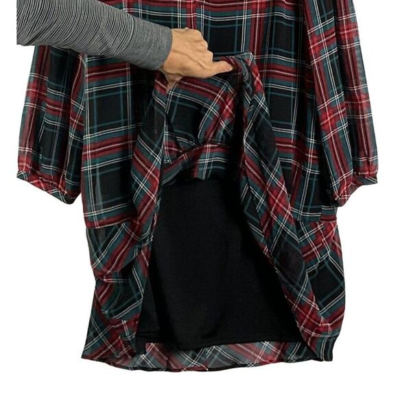 Draper James Rosanne Shift Dress in Georgia Plaid Belle Meade, NWT, Large - Picture 7 of 16